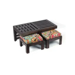 Ikiriya Irish Printed Multicolor Wood Coffee Table-picture-33