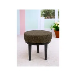 Ikiriya Lisbon Sheesham Wood Accent Stool Jute Brown Extra Dark Mahogany Finish (1 Year Warranty)-picture-12
