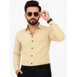 IKON FASHION Men Textured Spread Collar Casual Shirt-picture-28