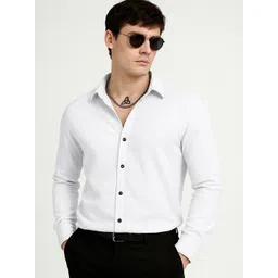 IKON FASHION Textured Spread Collar Long Sleeves Casual Shirt-picture-26