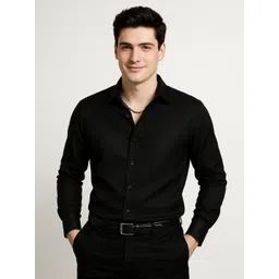 IKON FASHION Textured Spread Collar Long Sleeves Original Casual Shirt-picture-18