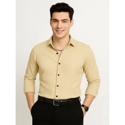 IKON FASHION Textured Spread Collar Long Sleeves Original Casual Shirt-picture-22