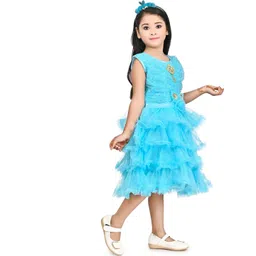 IKONIC FASHION Floral Net Fit & Flare Dress-picture-51