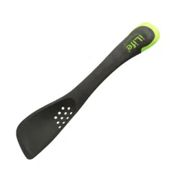 iLife Universal Tool 5 in 1 Utensil Slotted Solid Grey Double Head Nylon Spoon Spatula-picture-27