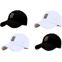 ILLARION Combo Pack of 4 Ediko Caps Fit for Mens and Womens Quick Drying Back Buckle Adjustable Topi UV- Protection Cotton Blend Cap-picture-13
