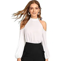illi london Polyester Women's Off-Shoulder Top-picture-11