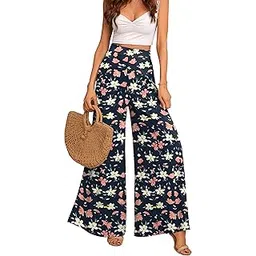 illi london Women's Regular Fit Printed High Rise Palazzo-picture-36