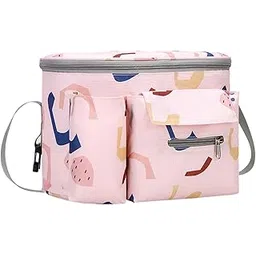 ILSMYSUTRA Universal Stroller Organizer Multi Pockets Spacious Pink-picture-27