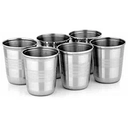 ilt 100ML Small Stainless Steel Glass for Tea PurposeSize Glass Set Water/Juice Glass-picture-13