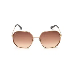 Image Brown Hexagon UV Protection Sunglasses for Women-picture-20