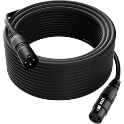 imaginea 10 meter 3 Pin XLR Male to Female XLR Cable for Microphone Amplifier Straight Straight XLR Patch Cable-picture-37