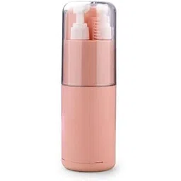 imagineville 6-in-1 Multipurpose Travel Toiletry Container Set ? Toothbrush Case, Soap Dispensers, Cup, Comb, Mirror & Towel Holder ? Ideal for Travel & Bathroom Storage_Pink-picture-47