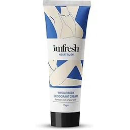 imfresh Heartrush Deodorant Cream For Whole body & Underarms Area | Unique & Fresh Long Lasting Fragrance | Whole Body Odour Protection | Helps Reduce Pigmentation & Dark Spots | Alcohol-Free | Natural Ingredients 75gm-picture-53