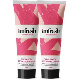 imfresh <p>imfresh Women Pack Of 2 Wildflower Body Deodorant Cream - 50 g Each</p>-picture-11
