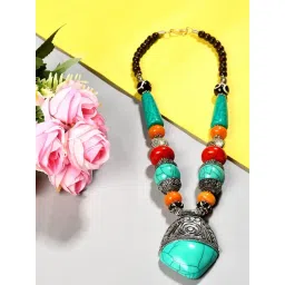 Imli Street Green Beaded Necklace-picture-10