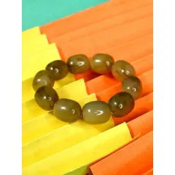 IMLI STREET Metallic Artificial Stone Stretchable Bracelet for Women-picture-27