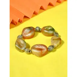 IMLI STREET Multi-Coloured Artificial Stone Stretchable Bracelet for Women-picture-39