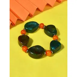 IMLI STREET Multi-Coloured Artificial Stone Stretchable Bracelet for Women-picture-33