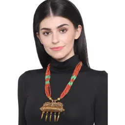 Imli Street Red & Green Necklace-picture-20