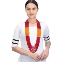 Imli Street Red & Yellow Necklace-picture-25
