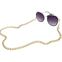 IMMIJWELL Face Mask Chain Eyeglasses chain Glasses chain Lanyard Glasses Reading Spectacles Sunglasses chain necklaces with Adjustable Eye Glasses Holder (Golden 70 CM)-picture-51