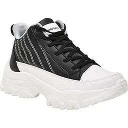 impakto Chunky Women Casual Sneaker, Cloud Hopper Classic Rounded to Pampering Cushioned Extra Comfort Lace-Up-picture-32