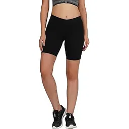 imperative Gym Wear/Active wear Cycling Shorts/Tights, Stretchable Yoga Shorts for Women & Girls (Black, Size- XL)-picture-22