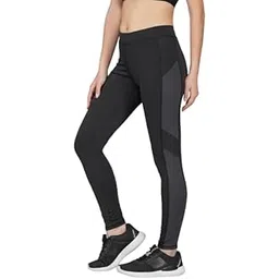 imperative Performance Workout Leggings for Women | Comfortable Workout Pants | Gym wear Tights Grey-picture-20