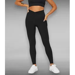 imperative Solid Women Black Tights-picture-21