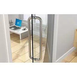 Implemental Stainless Steel Glass Door Handle for Glass Door Matt Finish 203.2 mm (8 Inch), E85690 image 5