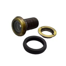 Implemental Wooden Door Eyes Lens 2 inch 180° Round Antique Finish (Pack of 6) image 5