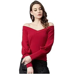 impression fab Women's & Girls' Solid Long Sleeve Crop top for Women Stylish Western | Tshirt for Woman | Tops for Woman-picture-16