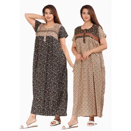 impression Pack of 2 Women Nighty-picture-21