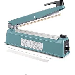 Impulse Bag Sealer, Manual Poly Bag Sealing Machine w/Adjustable Timer Electric Heat Seal Closer, 300 MM | 42 X 9.5 X 16.5 CM | 1 Free Replacement Kit - Silver-picture-26