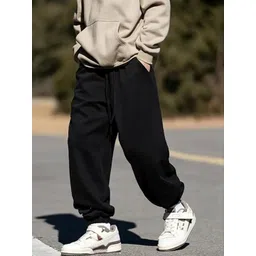 Imsa Moda Men Black Track Pants-picture-40