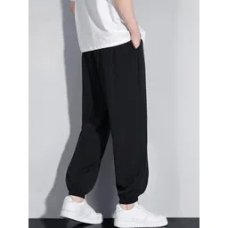 Imsa Moda Men Loose Fit High-Rise Joggers Trousers-picture-26