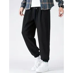 Imsa Moda Men Loose Fit High-Rise Joggers Trousers-picture-24