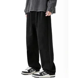 Imsa Moda Men Loose Fit High-Rise Trousers-picture-19