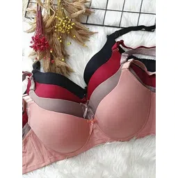 imsa moda Pack of 2 Women T-Shirt Lightly Padded Bra-picture-25