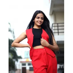 in any manner Solid Women Waistcoat-picture-17