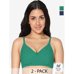 In Care Pack Of 2 Full Coverage Non Padded Seamless T-shirt Bra - All Day Comfort-picture-31