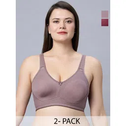 In Care Pack OF 2 Women Full Coverage Cotton Everyday Bra-picture-34
