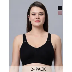 In Care Set Of 2 Full Coverage Cotton Push-up Non-Wired Cut and Sew Cups Bra-picture-26