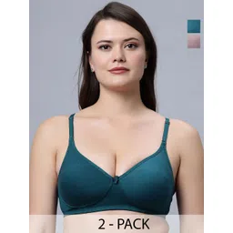In Care Women Pack of 2 Full Coverage Heavily Paddedand Non-Wired seamless cups Bra-picture-28