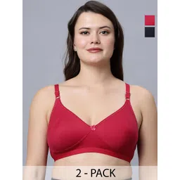 In Care Women Pack of 2 Full Coverage T-shirt Bra-picture-32