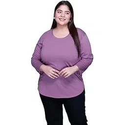 in love Women's Cotton Full Sleeve Solid Stylish Plain Apple Cut T-Shirts-picture-20