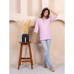 INAAYA JAIPUR Embroidered Cotton Top-picture-21