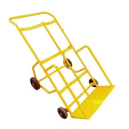 Inaithiram 300kg Mild Steel Four Wheel Double Gas Cylinder Trolley, FWDGCT300RP-picture-16