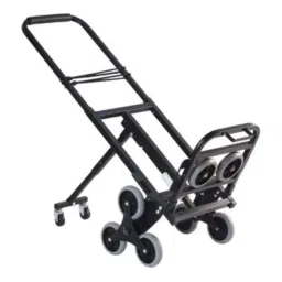 Inaithiram HT150BS 150kg Mild Steel Black &a; Grey Staircase Climbing Hand Truck with Back Support-picture-40
