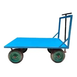 Inaithiram TPT800PT 800kg 1524x914x914mm Mild Steel Blue Foldable Metal Platform Trolley-picture-23